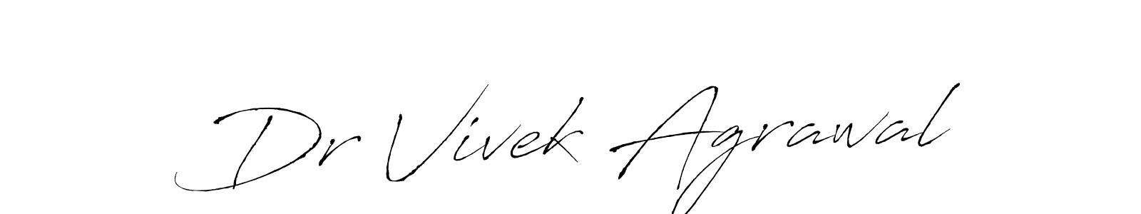 You should practise on your own different ways (Antro_Vectra) to write your name (Dr Vivek Agrawal) in signature. don't let someone else do it for you. Dr Vivek Agrawal signature style 6 images and pictures png