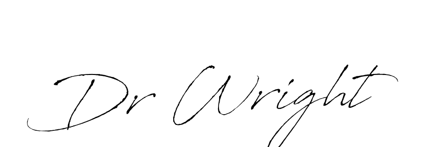 Dr Wright stylish signature style. Best Handwritten Sign (Antro_Vectra) for my name. Handwritten Signature Collection Ideas for my name Dr Wright. Dr Wright signature style 6 images and pictures png