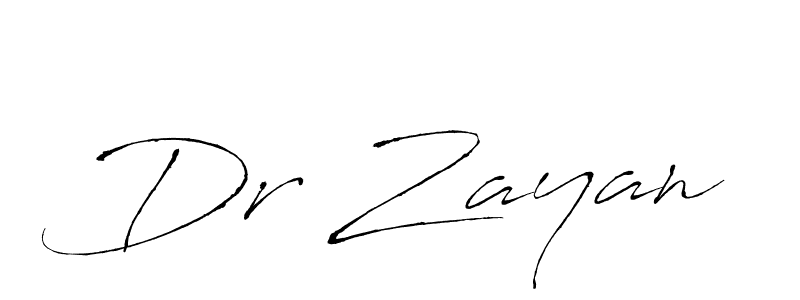 Also we have Dr Zayan name is the best signature style. Create professional handwritten signature collection using Antro_Vectra autograph style. Dr Zayan signature style 6 images and pictures png