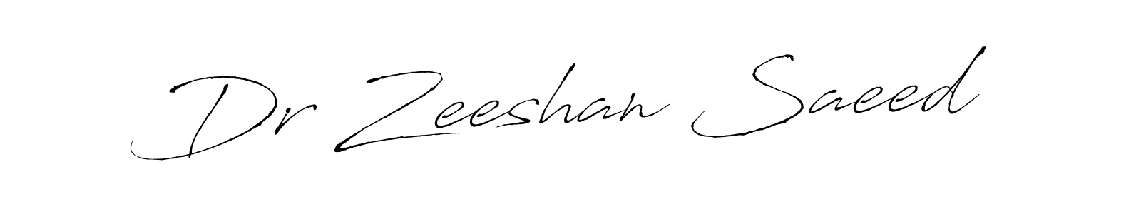 Dr Zeeshan Saeed stylish signature style. Best Handwritten Sign (Antro_Vectra) for my name. Handwritten Signature Collection Ideas for my name Dr Zeeshan Saeed. Dr Zeeshan Saeed signature style 6 images and pictures png