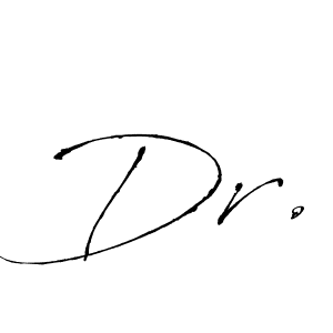 How to make Dr. name signature. Use Antro_Vectra style for creating short signs online. This is the latest handwritten sign. Dr. signature style 6 images and pictures png