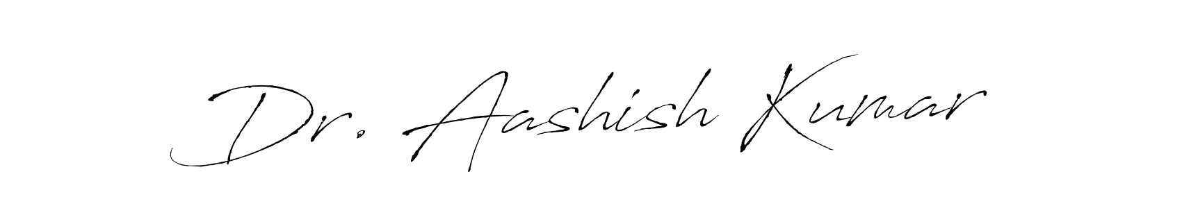 It looks lik you need a new signature style for name Dr. Aashish Kumar. Design unique handwritten (Antro_Vectra) signature with our free signature maker in just a few clicks. Dr. Aashish Kumar signature style 6 images and pictures png