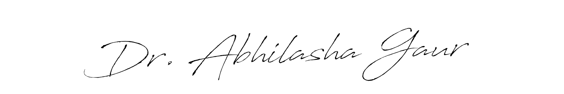 Design your own signature with our free online signature maker. With this signature software, you can create a handwritten (Antro_Vectra) signature for name Dr. Abhilasha Gaur. Dr. Abhilasha Gaur signature style 6 images and pictures png