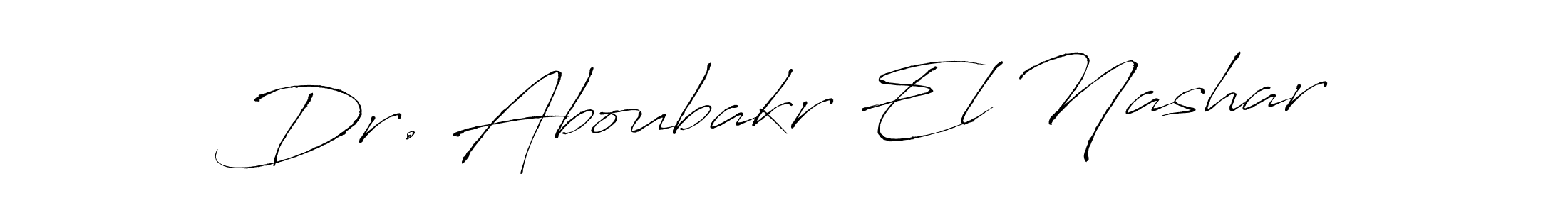 Also You can easily find your signature by using the search form. We will create Dr. Aboubakr El Nashar name handwritten signature images for you free of cost using Antro_Vectra sign style. Dr. Aboubakr El Nashar signature style 6 images and pictures png