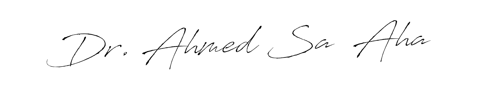 Design your own signature with our free online signature maker. With this signature software, you can create a handwritten (Antro_Vectra) signature for name Dr. Ahmed Sa  Aha. Dr. Ahmed Sa  Aha signature style 6 images and pictures png