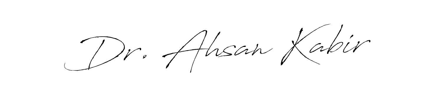 It looks lik you need a new signature style for name Dr. Ahsan Kabir. Design unique handwritten (Antro_Vectra) signature with our free signature maker in just a few clicks. Dr. Ahsan Kabir signature style 6 images and pictures png