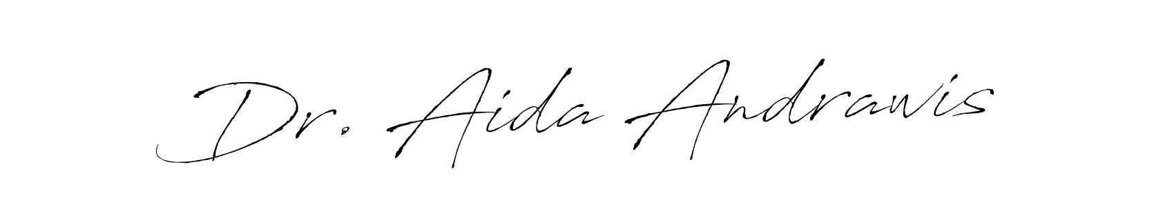 How to Draw Dr. Aida Andrawis signature style? Antro_Vectra is a latest design signature styles for name Dr. Aida Andrawis. Dr. Aida Andrawis signature style 6 images and pictures png