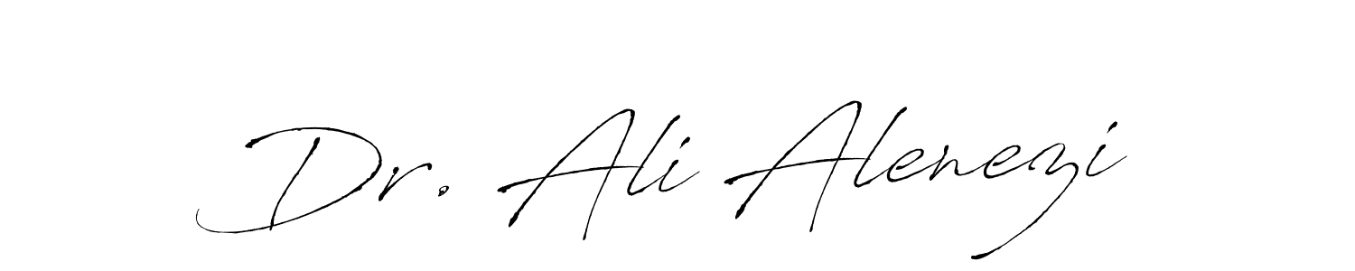 How to make Dr. Ali Alenezi signature? Antro_Vectra is a professional autograph style. Create handwritten signature for Dr. Ali Alenezi name. Dr. Ali Alenezi signature style 6 images and pictures png