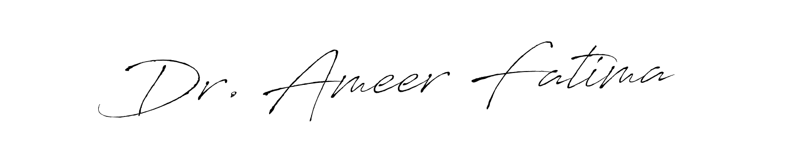 if you are searching for the best signature style for your name Dr. Ameer Fatima. so please give up your signature search. here we have designed multiple signature styles  using Antro_Vectra. Dr. Ameer Fatima signature style 6 images and pictures png