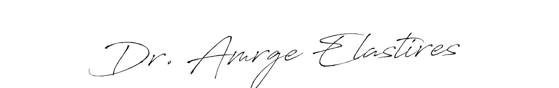 How to make Dr. Amrge Elastires signature? Antro_Vectra is a professional autograph style. Create handwritten signature for Dr. Amrge Elastires name. Dr. Amrge Elastires signature style 6 images and pictures png