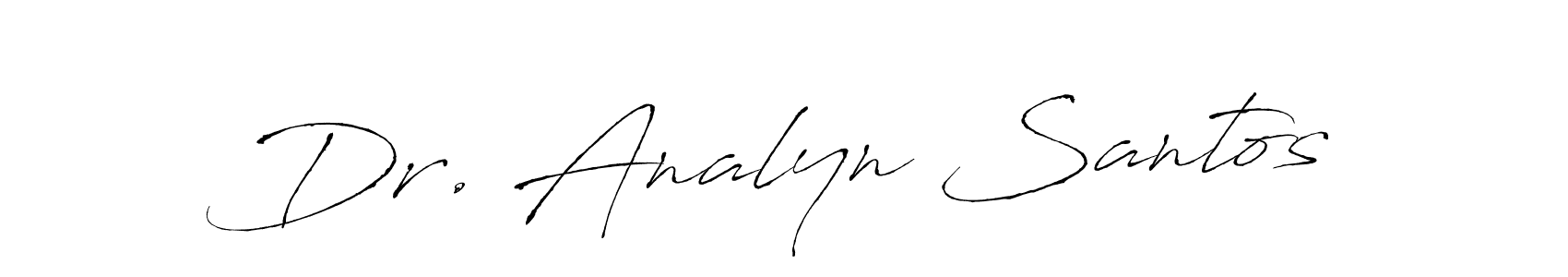 This is the best signature style for the Dr. Analyn Santos name. Also you like these signature font (Antro_Vectra). Mix name signature. Dr. Analyn Santos signature style 6 images and pictures png