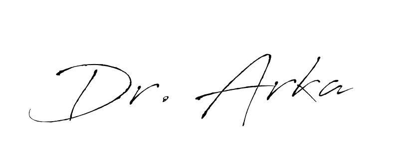 Dr. Arka stylish signature style. Best Handwritten Sign (Antro_Vectra) for my name. Handwritten Signature Collection Ideas for my name Dr. Arka. Dr. Arka signature style 6 images and pictures png