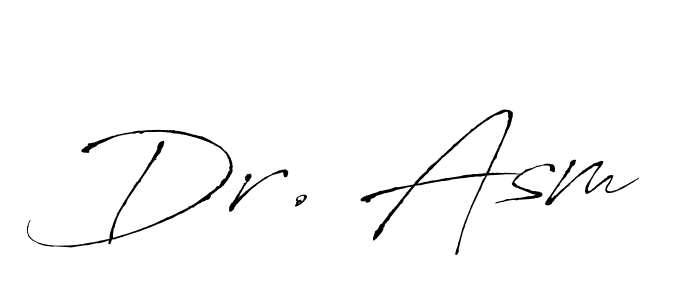 It looks lik you need a new signature style for name Dr. Asm. Design unique handwritten (Antro_Vectra) signature with our free signature maker in just a few clicks. Dr. Asm signature style 6 images and pictures png