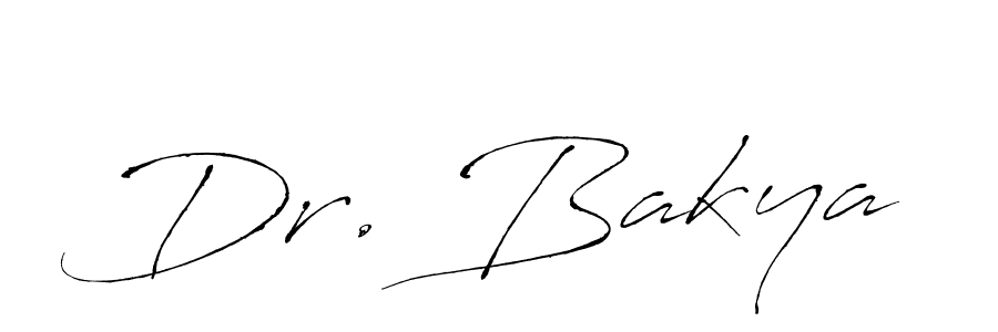 Also You can easily find your signature by using the search form. We will create Dr. Bakya name handwritten signature images for you free of cost using Antro_Vectra sign style. Dr. Bakya signature style 6 images and pictures png