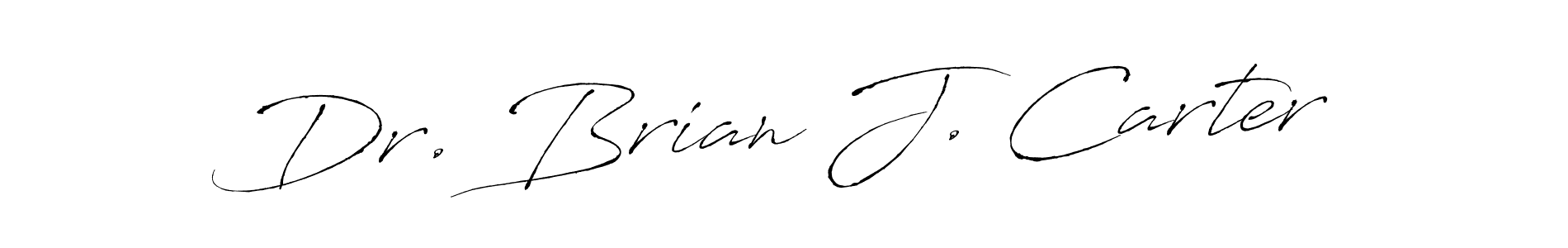 You should practise on your own different ways (Antro_Vectra) to write your name (Dr. Brian J. Carter) in signature. don't let someone else do it for you. Dr. Brian J. Carter signature style 6 images and pictures png