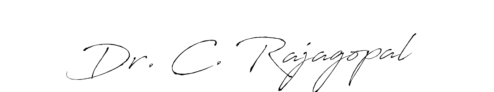 Design your own signature with our free online signature maker. With this signature software, you can create a handwritten (Antro_Vectra) signature for name Dr. C. Rajagopal. Dr. C. Rajagopal signature style 6 images and pictures png