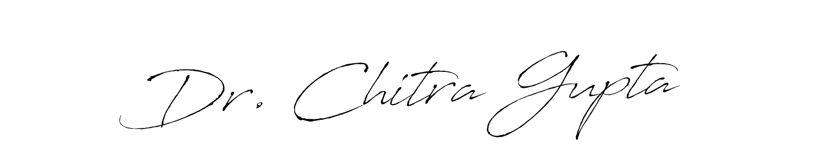 Design your own signature with our free online signature maker. With this signature software, you can create a handwritten (Antro_Vectra) signature for name Dr. Chitra Gupta. Dr. Chitra Gupta signature style 6 images and pictures png