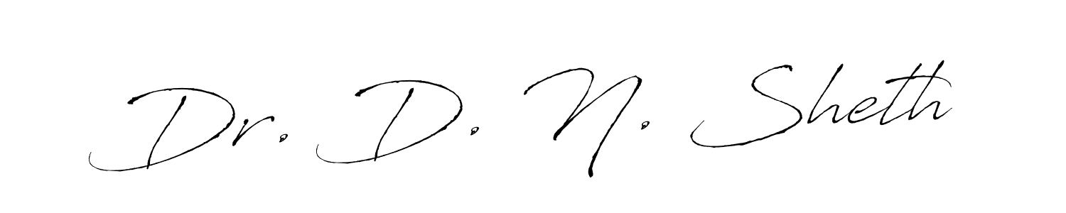 Similarly Antro_Vectra is the best handwritten signature design. Signature creator online .You can use it as an online autograph creator for name Dr. D. N. Sheth. Dr. D. N. Sheth signature style 6 images and pictures png