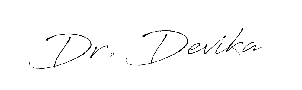 Also You can easily find your signature by using the search form. We will create Dr. Devika name handwritten signature images for you free of cost using Antro_Vectra sign style. Dr. Devika signature style 6 images and pictures png