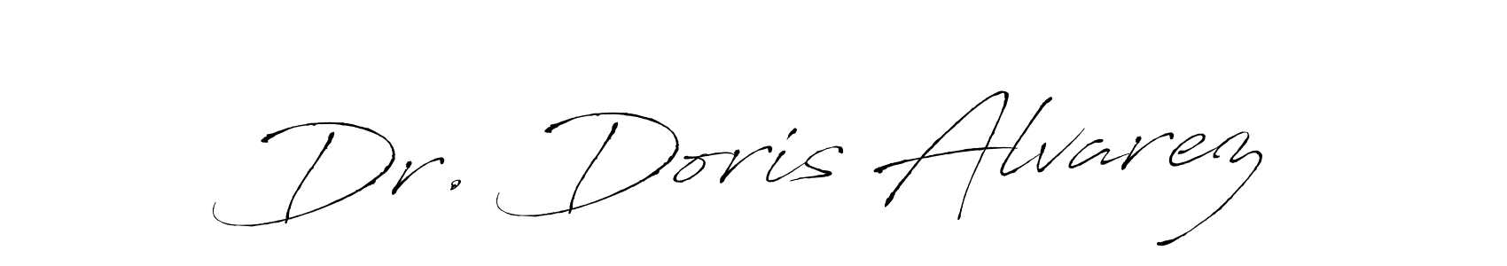 How to make Dr. Doris Alvarez signature? Antro_Vectra is a professional autograph style. Create handwritten signature for Dr. Doris Alvarez name. Dr. Doris Alvarez signature style 6 images and pictures png