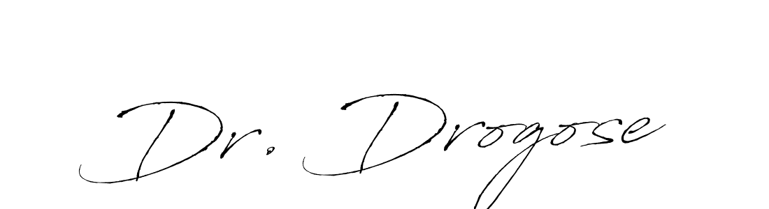 Design your own signature with our free online signature maker. With this signature software, you can create a handwritten (Antro_Vectra) signature for name Dr. Drogose. Dr. Drogose signature style 6 images and pictures png