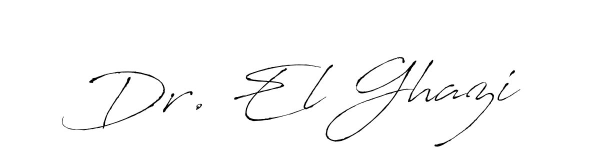 Also You can easily find your signature by using the search form. We will create Dr. El Ghazi name handwritten signature images for you free of cost using Antro_Vectra sign style. Dr. El Ghazi signature style 6 images and pictures png