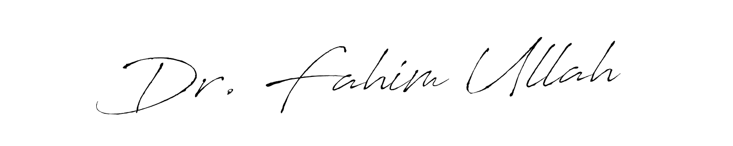 Also we have Dr. Fahim Ullah name is the best signature style. Create professional handwritten signature collection using Antro_Vectra autograph style. Dr. Fahim Ullah signature style 6 images and pictures png