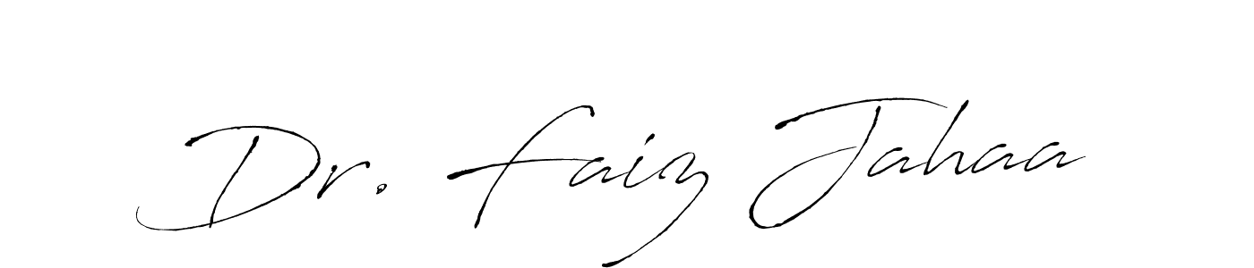 It looks lik you need a new signature style for name Dr. Faiz Jahaa. Design unique handwritten (Antro_Vectra) signature with our free signature maker in just a few clicks. Dr. Faiz Jahaa signature style 6 images and pictures png