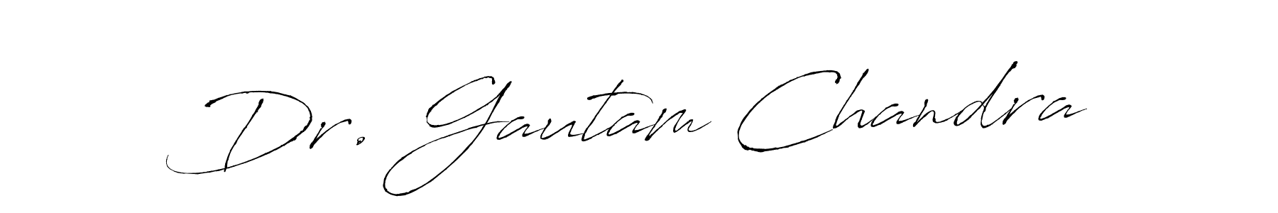 Use a signature maker to create a handwritten signature online. With this signature software, you can design (Antro_Vectra) your own signature for name Dr. Gautam Chandra. Dr. Gautam Chandra signature style 6 images and pictures png