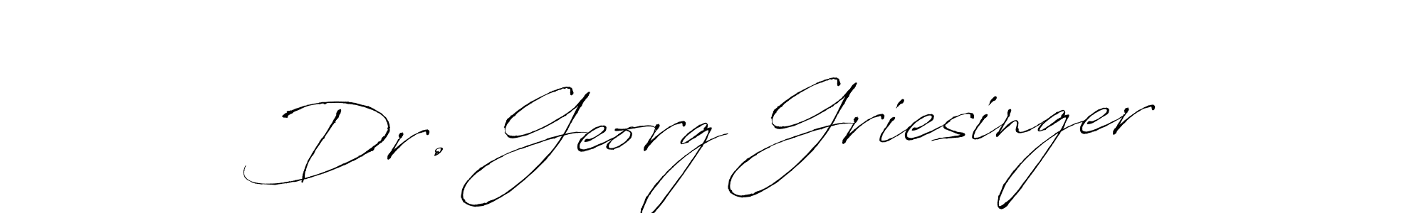 Use a signature maker to create a handwritten signature online. With this signature software, you can design (Antro_Vectra) your own signature for name Dr. Georg Griesinger. Dr. Georg Griesinger signature style 6 images and pictures png