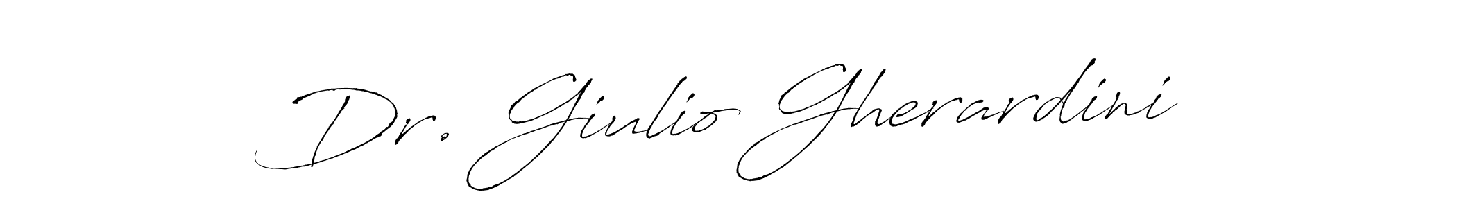 You should practise on your own different ways (Antro_Vectra) to write your name (Dr. Giulio Gherardini) in signature. don't let someone else do it for you. Dr. Giulio Gherardini signature style 6 images and pictures png