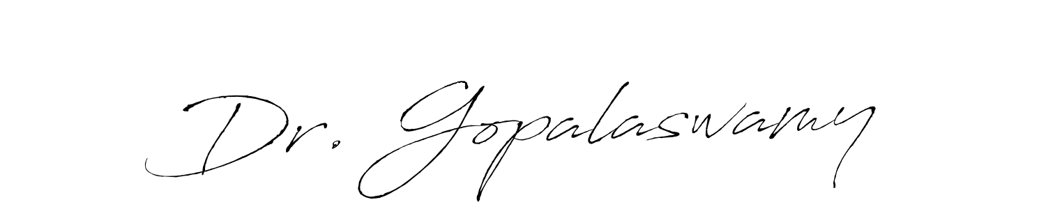Also we have Dr. Gopalaswamy name is the best signature style. Create professional handwritten signature collection using Antro_Vectra autograph style. Dr. Gopalaswamy signature style 6 images and pictures png