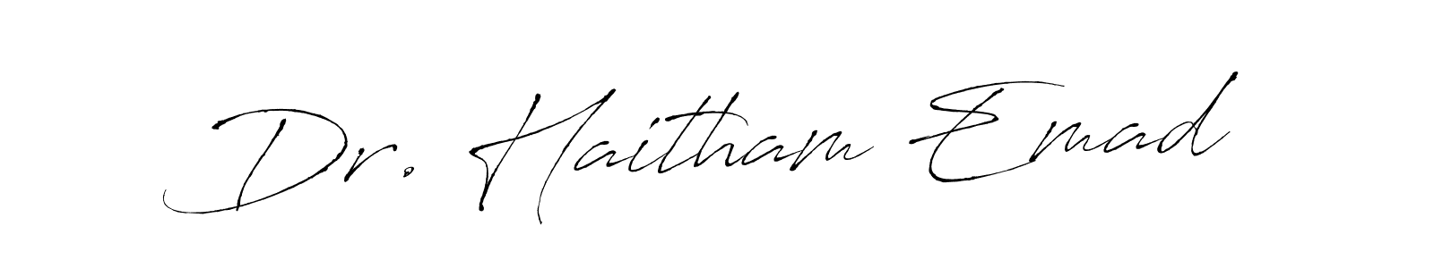 Make a beautiful signature design for name Dr. Haitham Emad. Use this online signature maker to create a handwritten signature for free. Dr. Haitham Emad signature style 6 images and pictures png