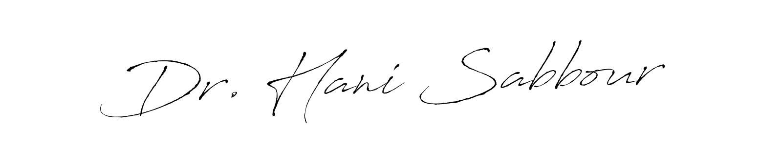 Create a beautiful signature design for name Dr. Hani Sabbour. With this signature (Antro_Vectra) fonts, you can make a handwritten signature for free. Dr. Hani Sabbour signature style 6 images and pictures png