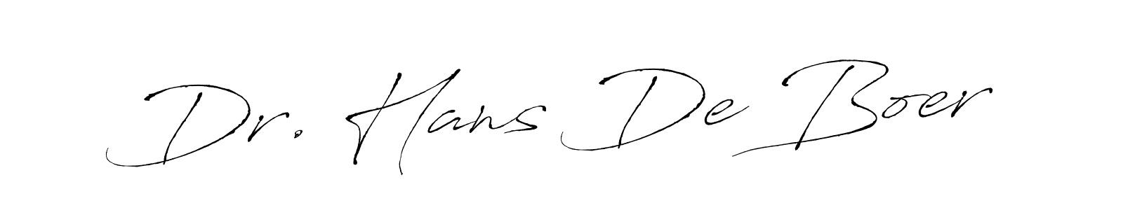 Antro_Vectra is a professional signature style that is perfect for those who want to add a touch of class to their signature. It is also a great choice for those who want to make their signature more unique. Get Dr. Hans De Boer name to fancy signature for free. Dr. Hans De Boer signature style 6 images and pictures png