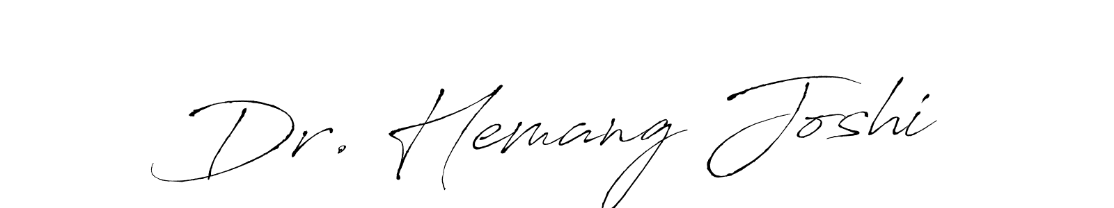 Also we have Dr. Hemang Joshi name is the best signature style. Create professional handwritten signature collection using Antro_Vectra autograph style. Dr. Hemang Joshi signature style 6 images and pictures png