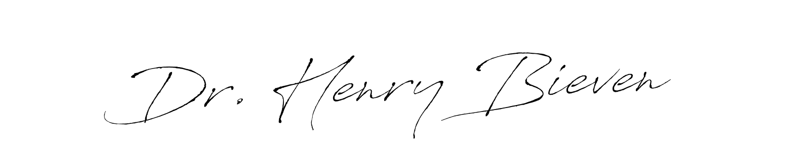 You should practise on your own different ways (Antro_Vectra) to write your name (Dr. Henry Bieven) in signature. don't let someone else do it for you. Dr. Henry Bieven signature style 6 images and pictures png