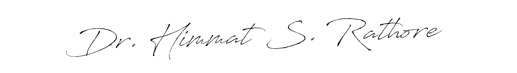 Also we have Dr. Himmat S. Rathore name is the best signature style. Create professional handwritten signature collection using Antro_Vectra autograph style. Dr. Himmat S. Rathore signature style 6 images and pictures png