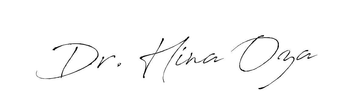 Make a short Dr. Hina Oza signature style. Manage your documents anywhere anytime using Antro_Vectra. Create and add eSignatures, submit forms, share and send files easily. Dr. Hina Oza signature style 6 images and pictures png