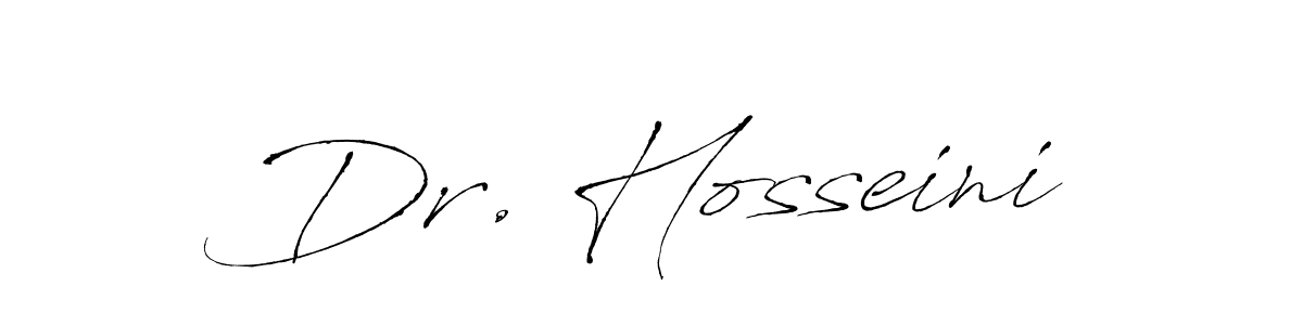 Use a signature maker to create a handwritten signature online. With this signature software, you can design (Antro_Vectra) your own signature for name Dr. Hosseini. Dr. Hosseini signature style 6 images and pictures png