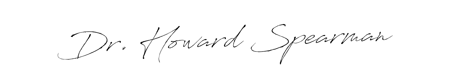 Antro_Vectra is a professional signature style that is perfect for those who want to add a touch of class to their signature. It is also a great choice for those who want to make their signature more unique. Get Dr. Howard Spearman name to fancy signature for free. Dr. Howard Spearman signature style 6 images and pictures png