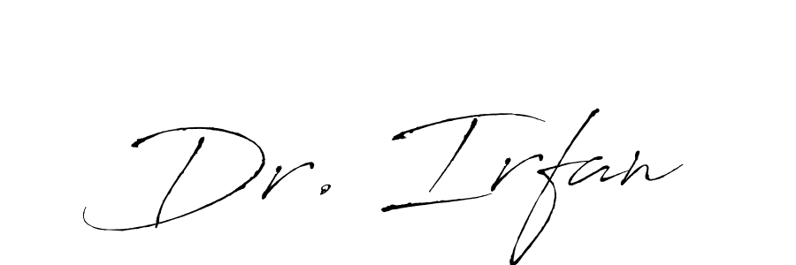 Dr. Irfan stylish signature style. Best Handwritten Sign (Antro_Vectra) for my name. Handwritten Signature Collection Ideas for my name Dr. Irfan. Dr. Irfan signature style 6 images and pictures png