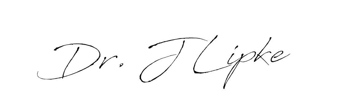 Antro_Vectra is a professional signature style that is perfect for those who want to add a touch of class to their signature. It is also a great choice for those who want to make their signature more unique. Get Dr. J Lipke name to fancy signature for free. Dr. J Lipke signature style 6 images and pictures png