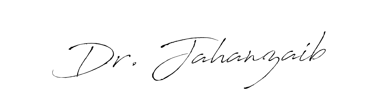 Design your own signature with our free online signature maker. With this signature software, you can create a handwritten (Antro_Vectra) signature for name Dr. Jahanzaib. Dr. Jahanzaib signature style 6 images and pictures png