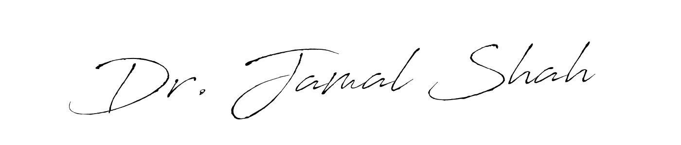 Design your own signature with our free online signature maker. With this signature software, you can create a handwritten (Antro_Vectra) signature for name Dr. Jamal Shah. Dr. Jamal Shah signature style 6 images and pictures png