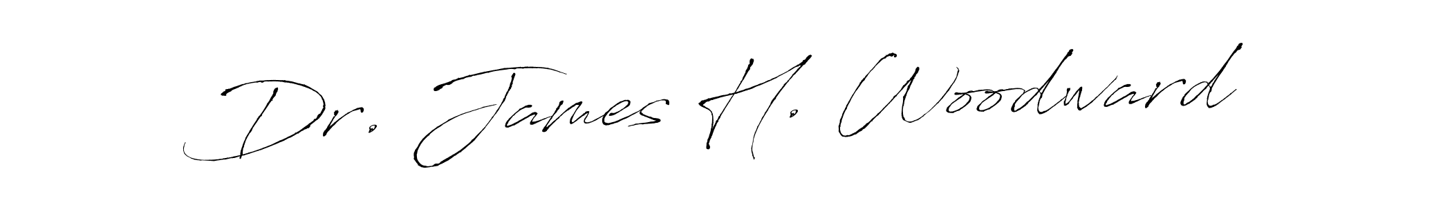 You should practise on your own different ways (Antro_Vectra) to write your name (Dr. James H. Woodward) in signature. don't let someone else do it for you. Dr. James H. Woodward signature style 6 images and pictures png