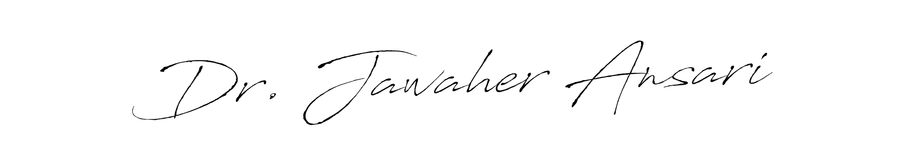 This is the best signature style for the Dr. Jawaher Ansari name. Also you like these signature font (Antro_Vectra). Mix name signature. Dr. Jawaher Ansari signature style 6 images and pictures png