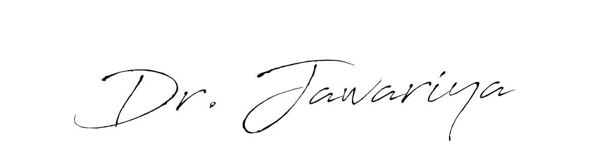 The best way (Antro_Vectra) to make a short signature is to pick only two or three words in your name. The name Dr. Jawariya include a total of six letters. For converting this name. Dr. Jawariya signature style 6 images and pictures png