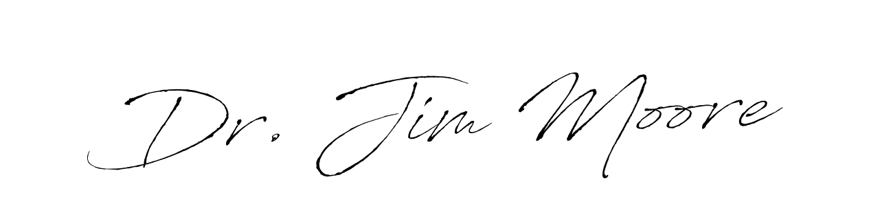 Dr. Jim Moore stylish signature style. Best Handwritten Sign (Antro_Vectra) for my name. Handwritten Signature Collection Ideas for my name Dr. Jim Moore. Dr. Jim Moore signature style 6 images and pictures png