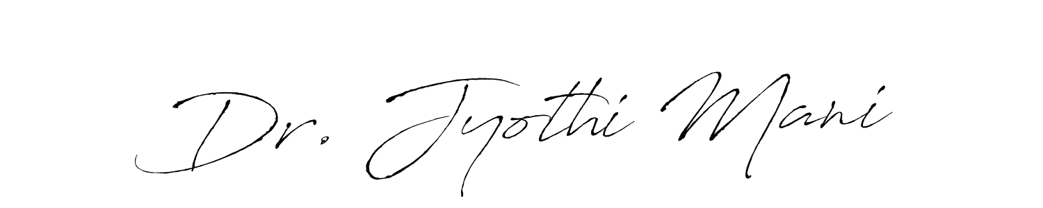 Make a beautiful signature design for name Dr. Jyothi Mani. Use this online signature maker to create a handwritten signature for free. Dr. Jyothi Mani signature style 6 images and pictures png